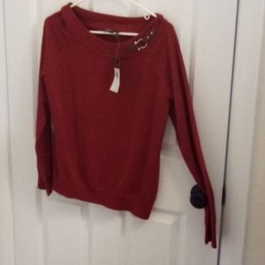 NWT Ralph Lauren size L womens red sweater